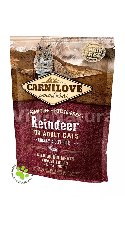 CARNILOVE REINDEER ENERGY & OUTDOOR 400 GR